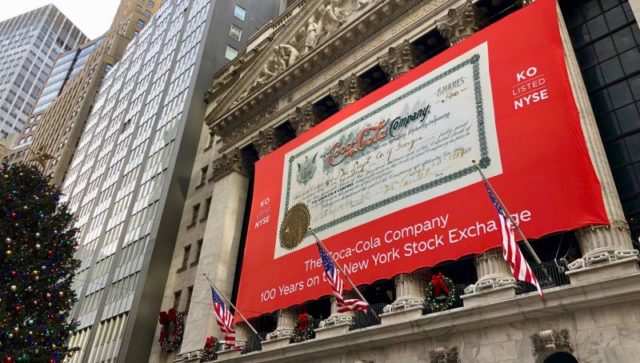 Coca-Cola-NYSE flag-12.8.19