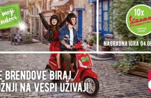 Moje brendove biraj, u vožnji na Vespi uživaj!