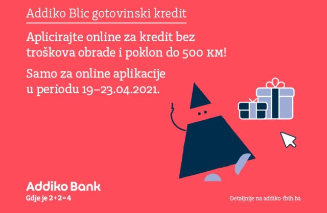 Addiko Blic gotovinski kredit